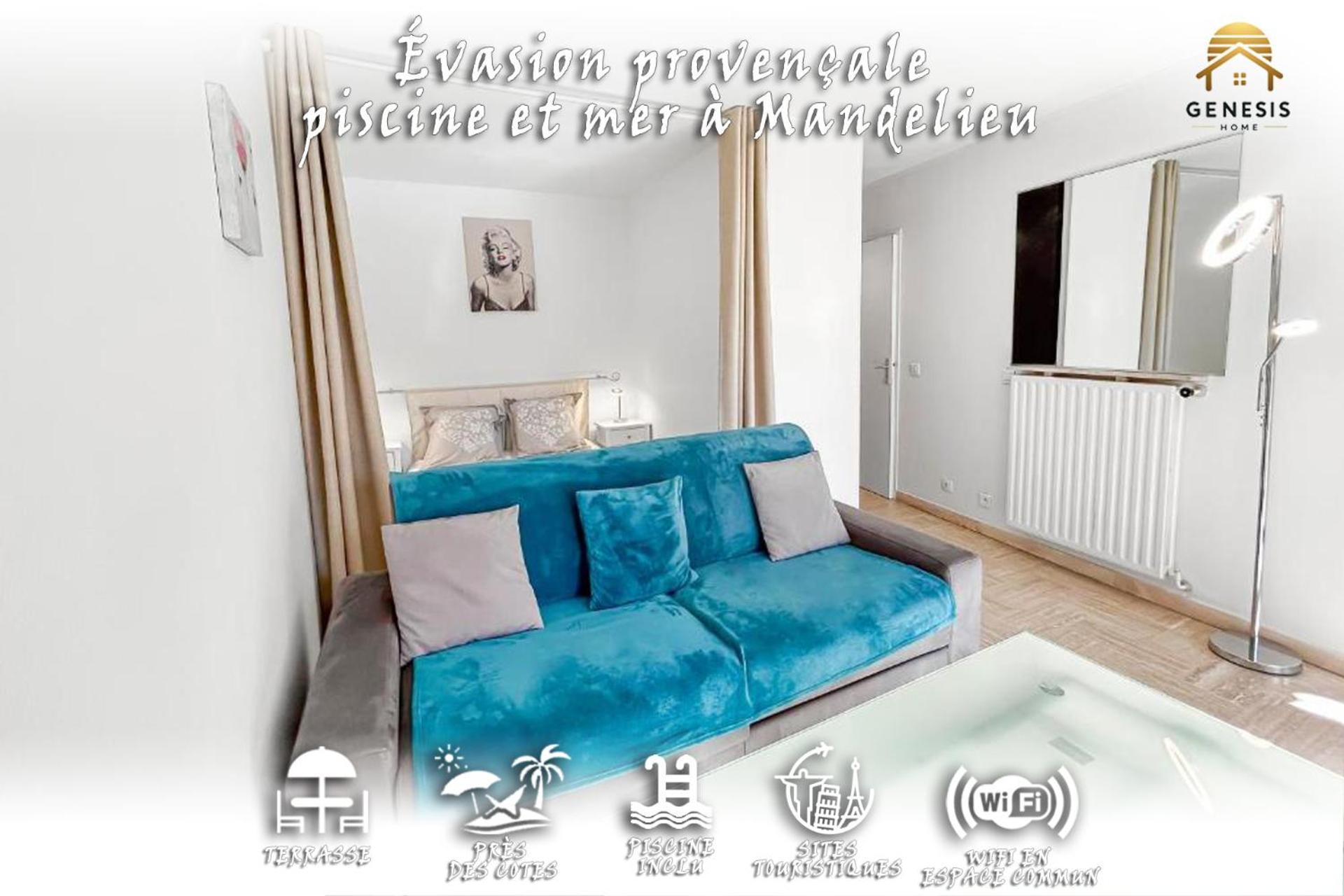 Evasion Provencale - Piscine Et Mer A Mandelieu Dış mekan fotoğraf