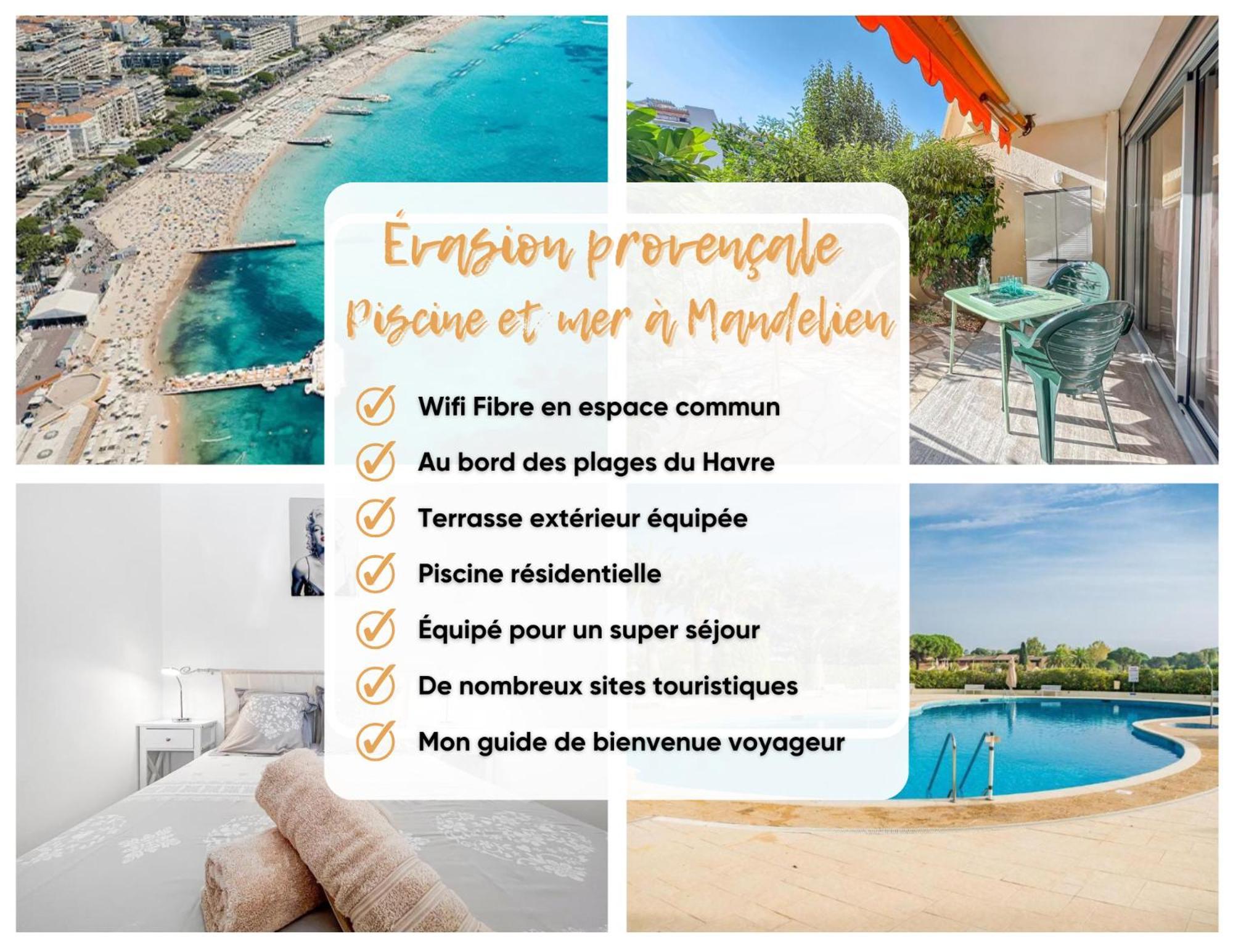 Evasion Provencale - Piscine Et Mer A Mandelieu Dış mekan fotoğraf